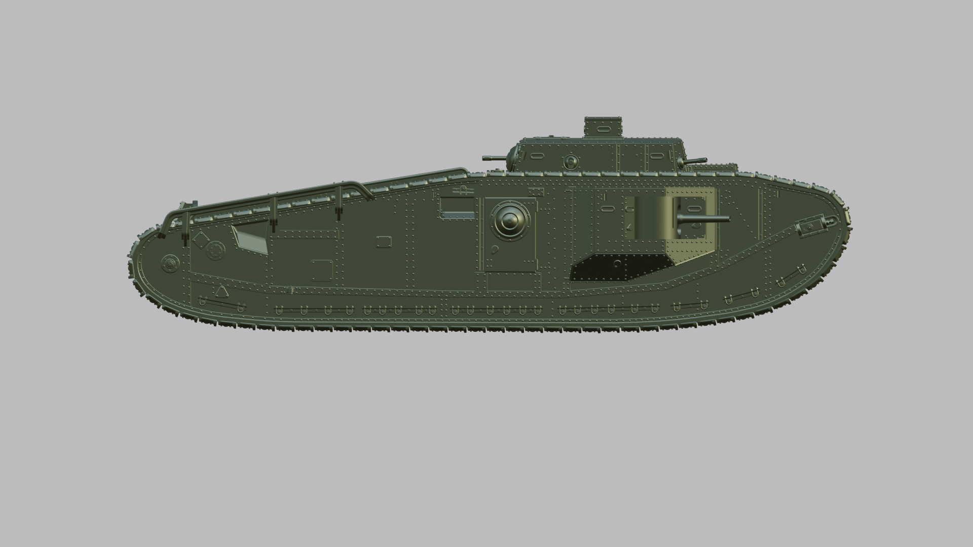 Mark VIII Liberty - WWI - US/UK Army - wargame3d- 28mm Scale