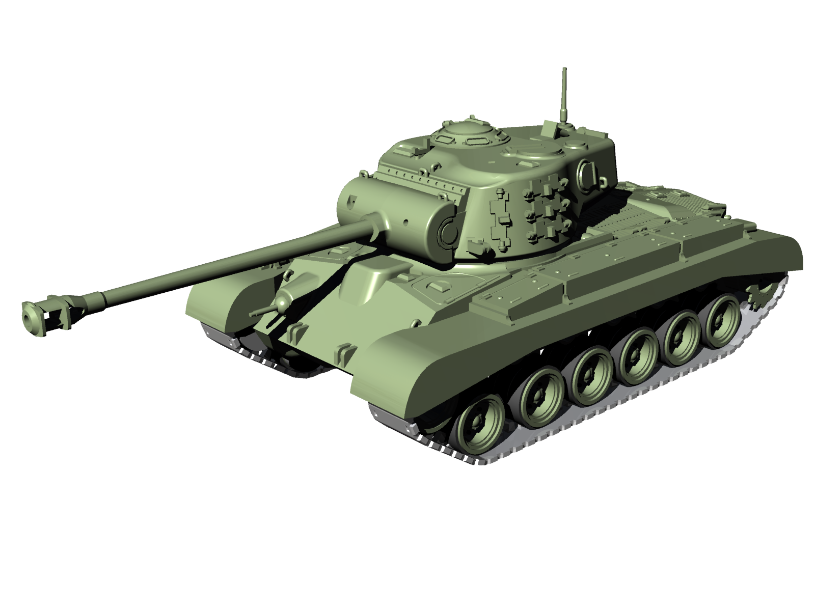 M26 Pershing - 28mm Scale - wargame3d