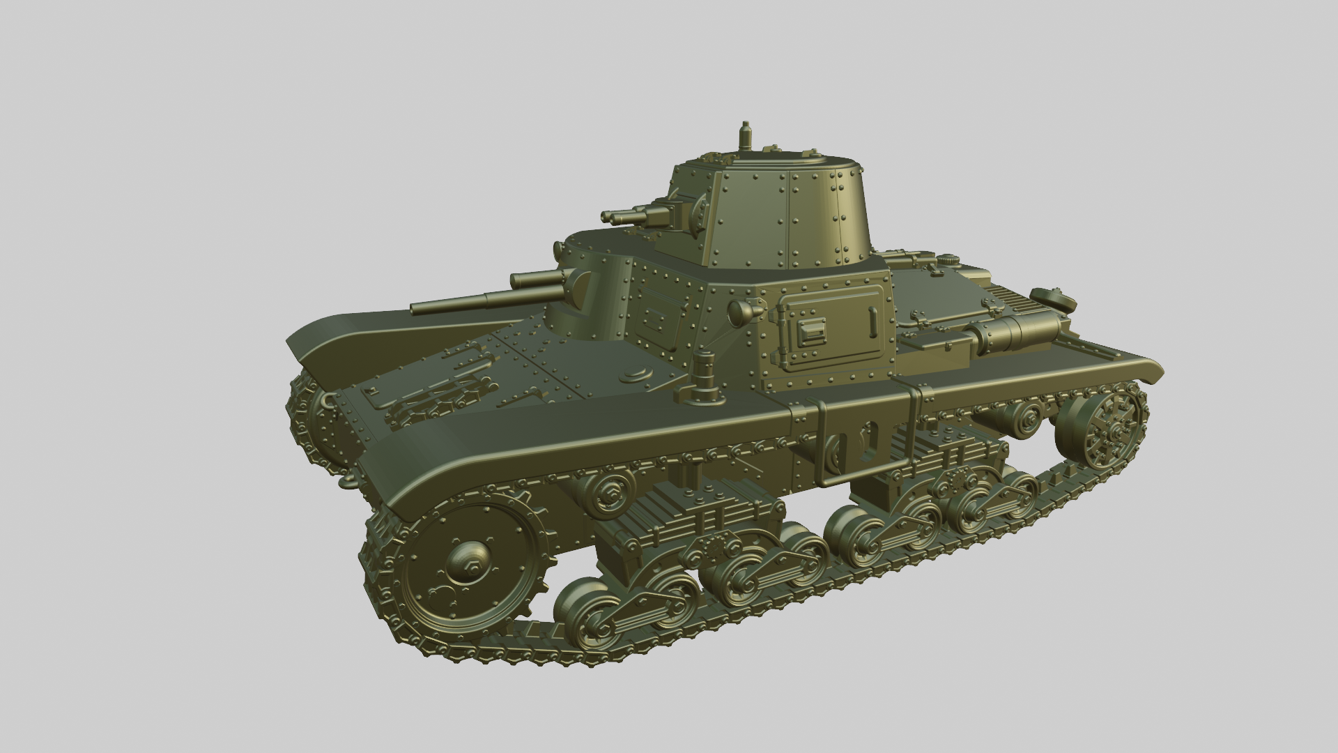 Carro Armato M11-39 - Italian Army - 28mm Scale - wargame3d