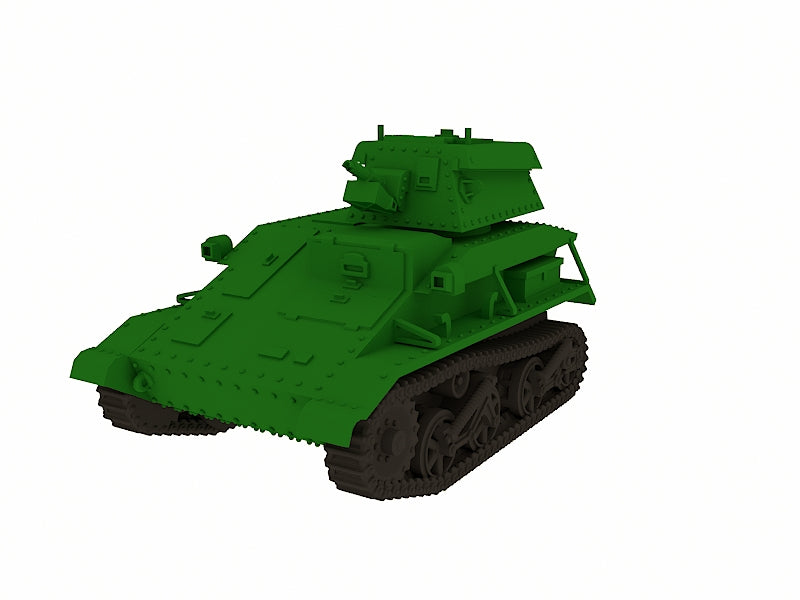 Vickers Light Tank Mark IV - UK Army - 28mm Scale - wargame3d