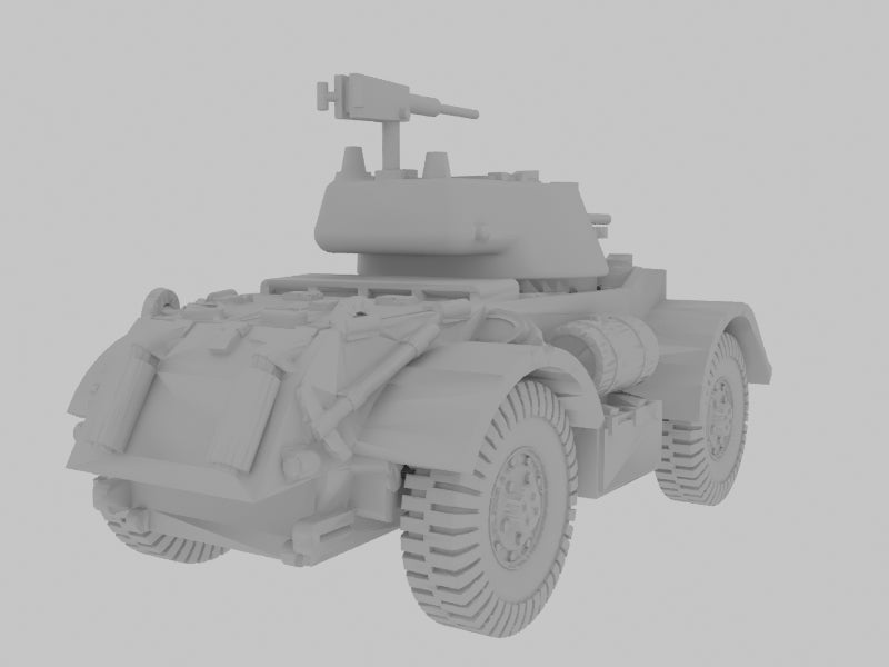 Staghound T17 E1 - UK Army - wargame3d- 28mm Scale