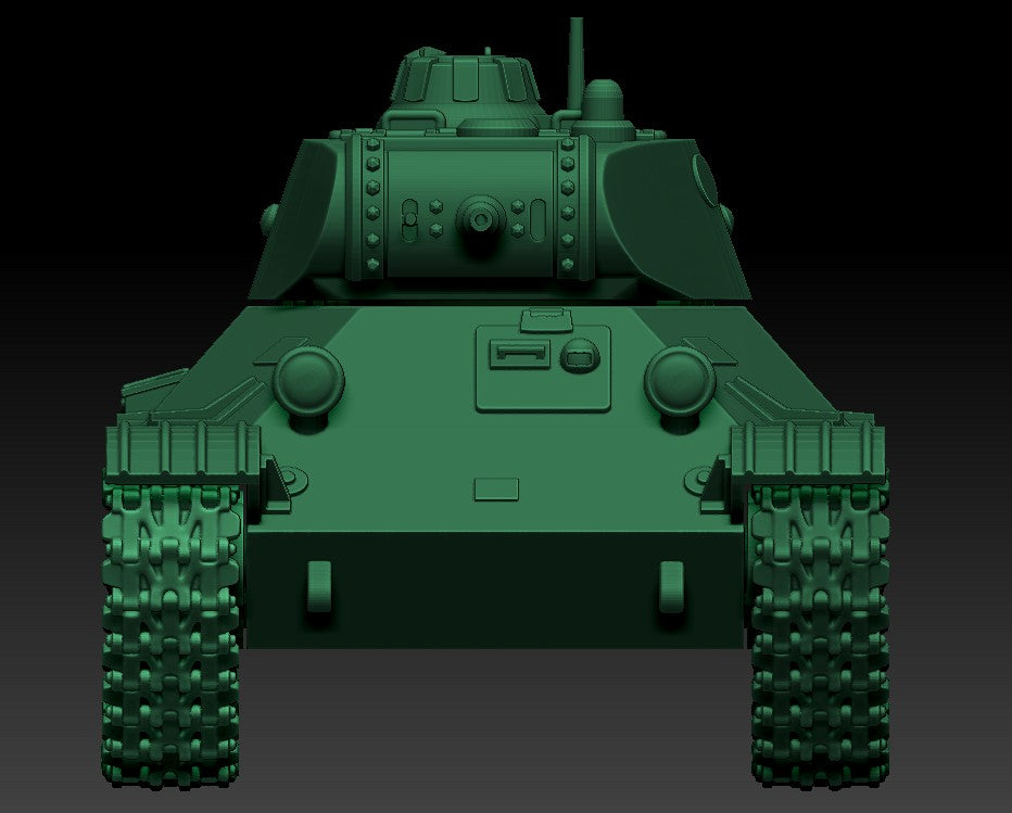 T-50 Light Tank - Russian Army - wargame3d- 28mm Scale