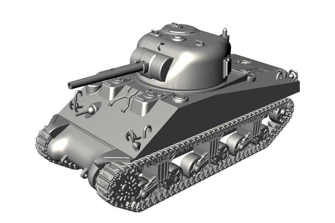 M4A2 Sherman 75mm - 28mm Scale - wargame3d