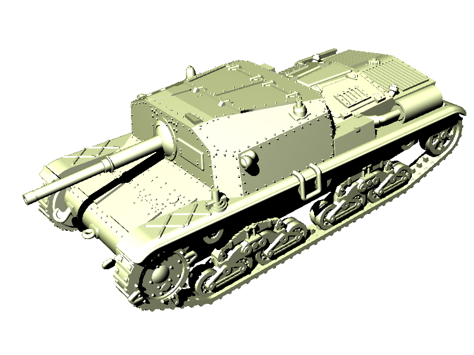Semovente M42M da 75-34 - Italian Army - 28mm Scale - wargame3d