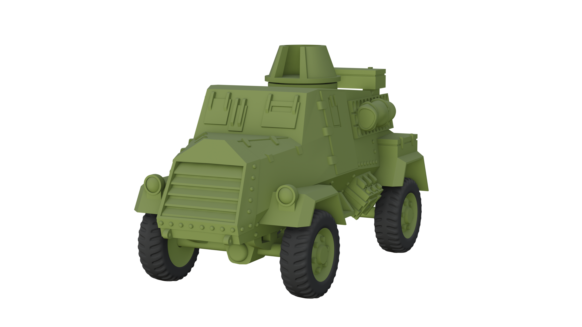 Otter Mark I - UK Army - wargame3d- 28mm Scale