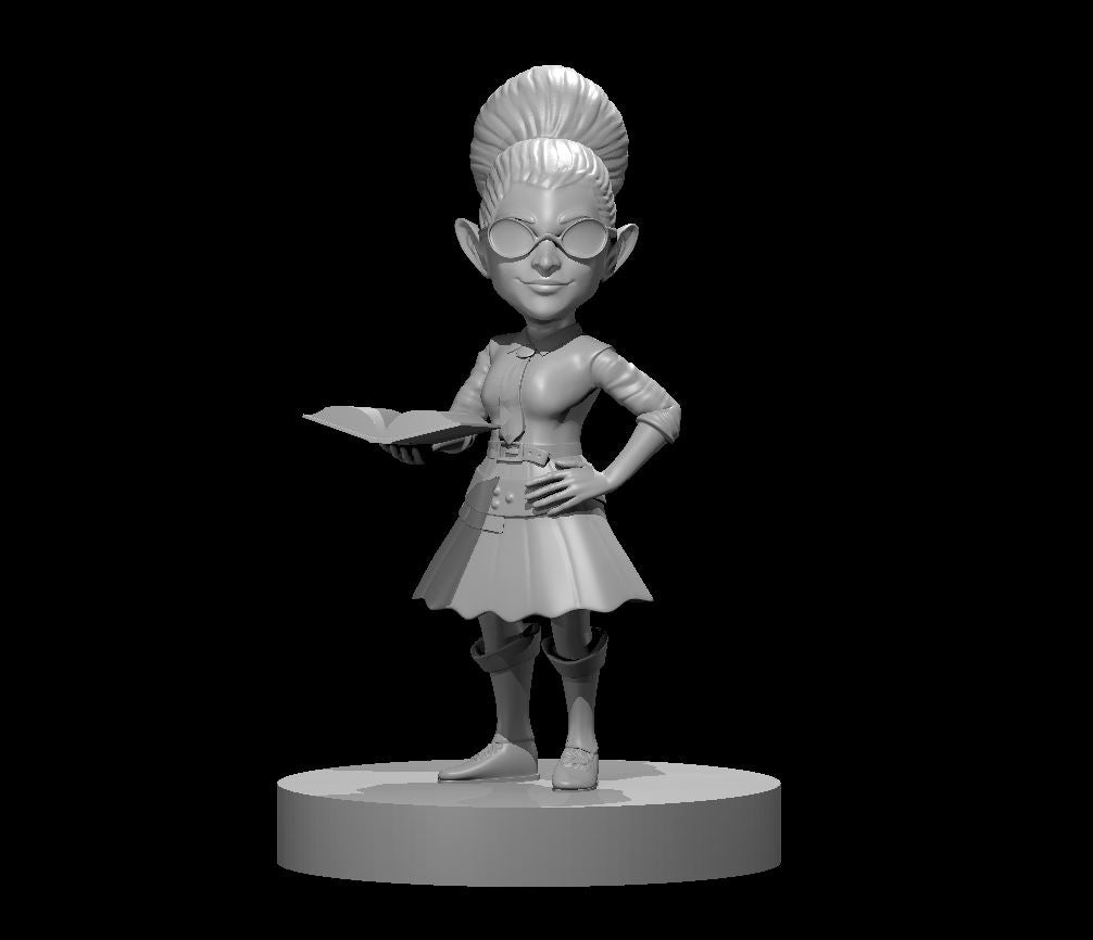 Gnome Females - DND - Pathfinder - Dungeons & Dragons - RPG - Tabletop - mz4250- Miniature-28mm-1"Scale