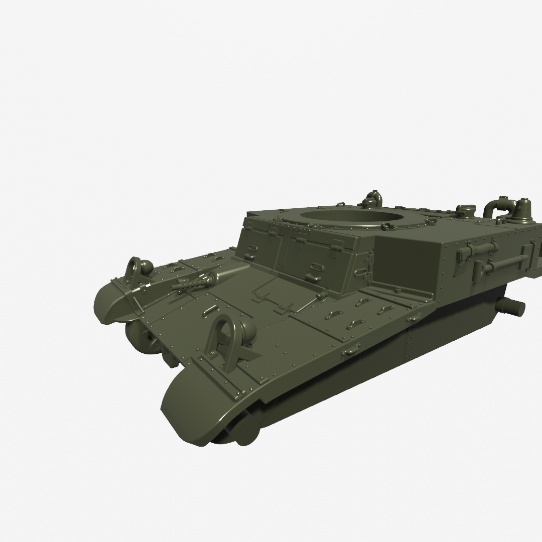 M1 combat car (Light Tank M1) - 28mm Scale - wargame3d