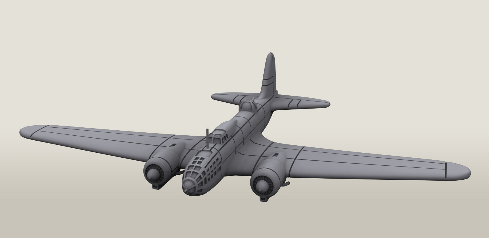 Ilyushin IL 4 - Battle Planes of WWII - 1/200 Scale - wargame3d