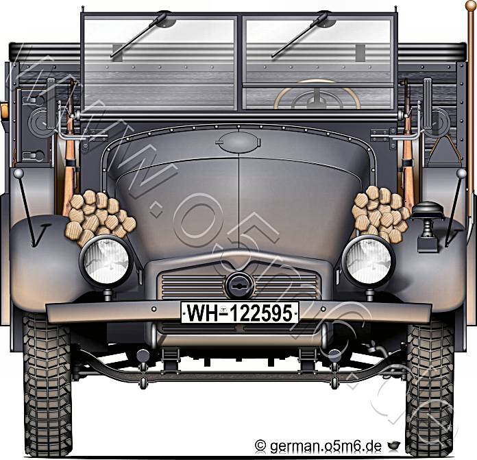 Krupp Protze 6x4 - German Army - 28mm Scale - wargame3d