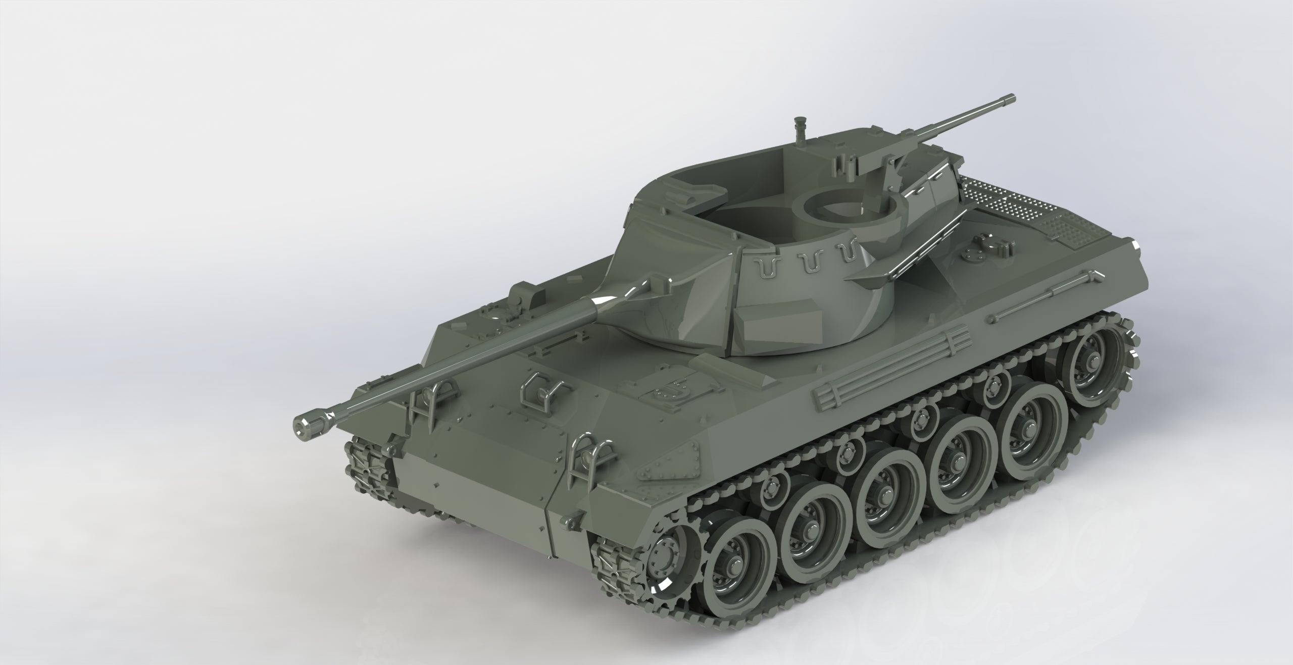 M18 76mm GMC - Hellcat - 28mm Scale - wargame3d