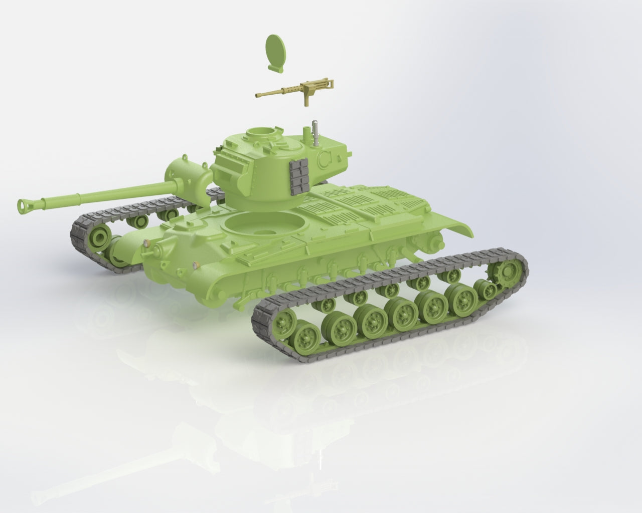 M46 Patton - 28mm Scale - wargame3d