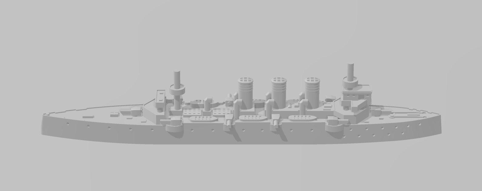 Mecidiye - Turkish Navy - Wargaming - Axis and Allies - Naval Miniature - Tabletop Games - Warships - C.O.B.