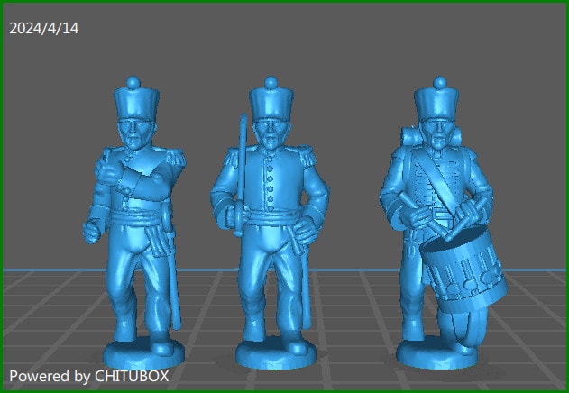 28mm Napoleonic Nassau Line btg - 20 minis