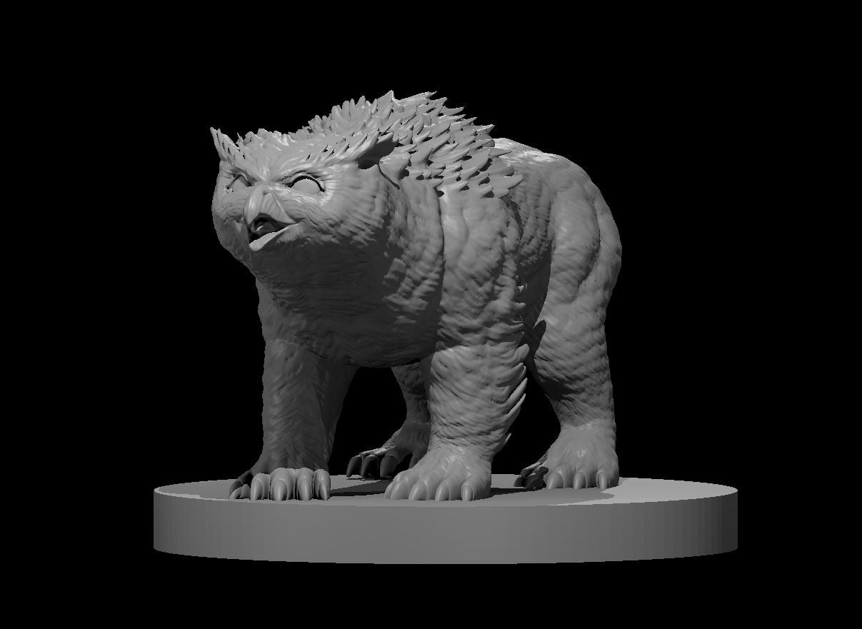 Owlbears- DND - Pathfinder - Dungeons & Dragons - RPG - Tabletop - mz4250- Miniature-28mm-1"Scale