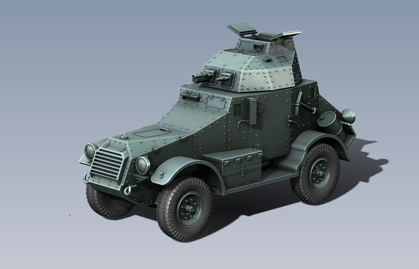 Panhard 165 - French Army - wargame3d- 28mm Scale