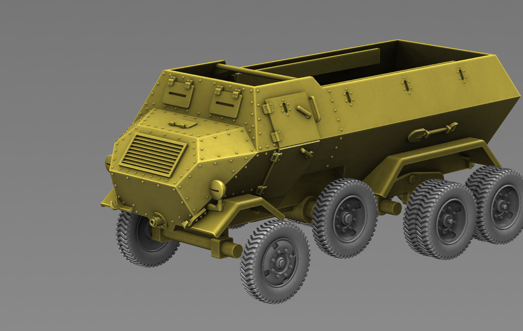 Fiat SPA Dovunque 35 Blindato - Italian Army - 28mm Scale - wargame3d