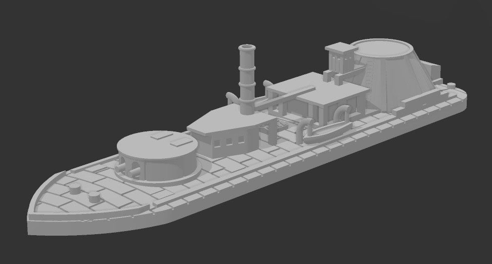 USS Neosho- Union - 1/600 Scale - Ships - Sailboats - Age of Sail