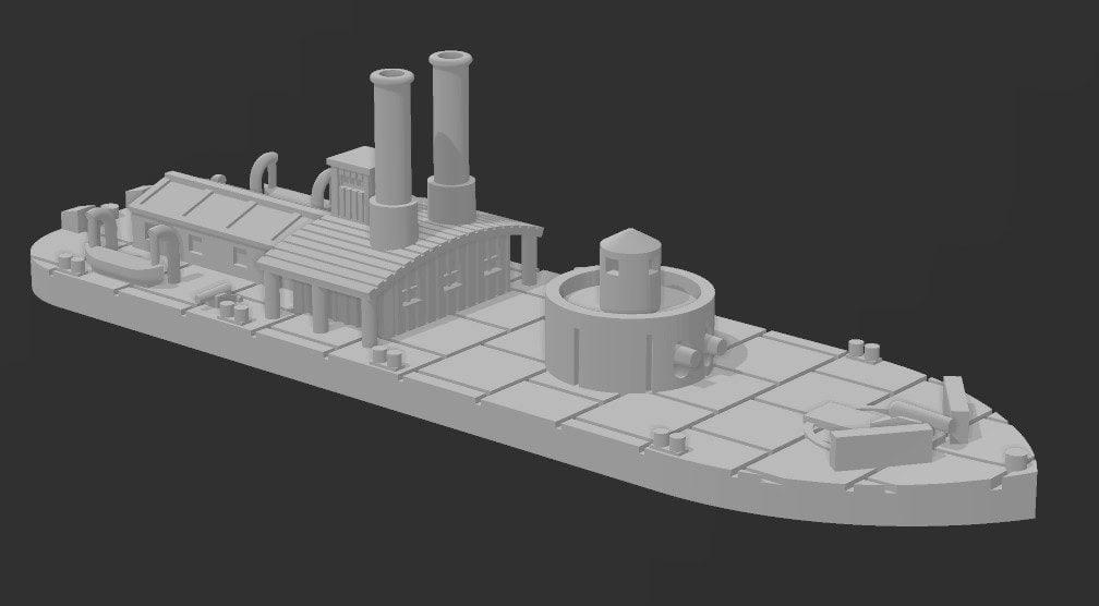 USS Ozark - Union - 1/600 Scale - Ships - Sailboats - Age of Sail