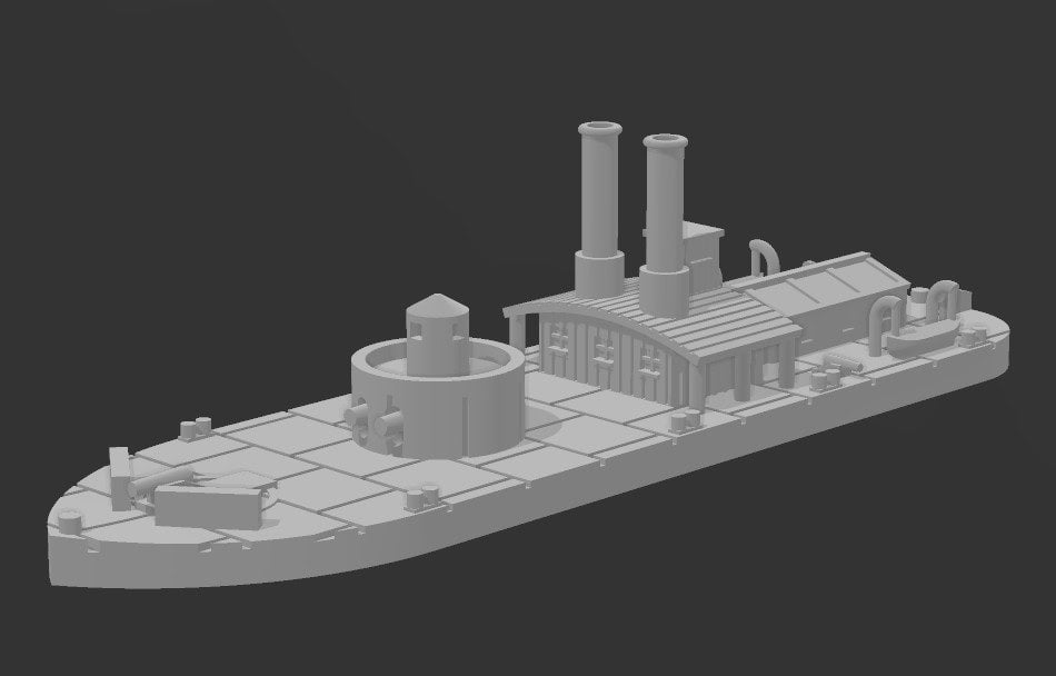 USS Ozark - Union - 1/600 Scale - Ships - Sailboats - Age of Sail