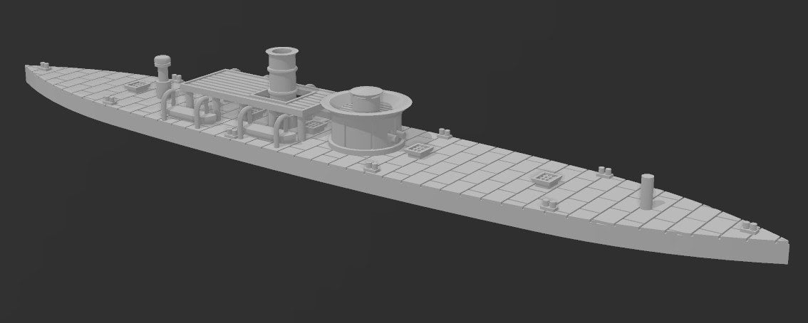 USS Puritan - Union - 1/600 Scale - Ships - Sailboats - Age of Sail