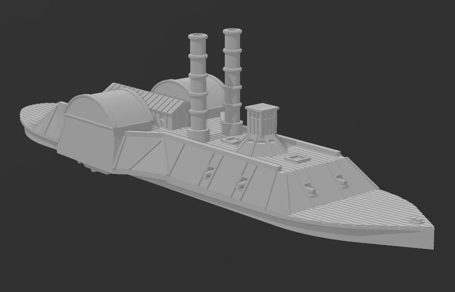 USS Eastport - Union - 1/600 Scale - Ships - Sailboats - Age of Sail