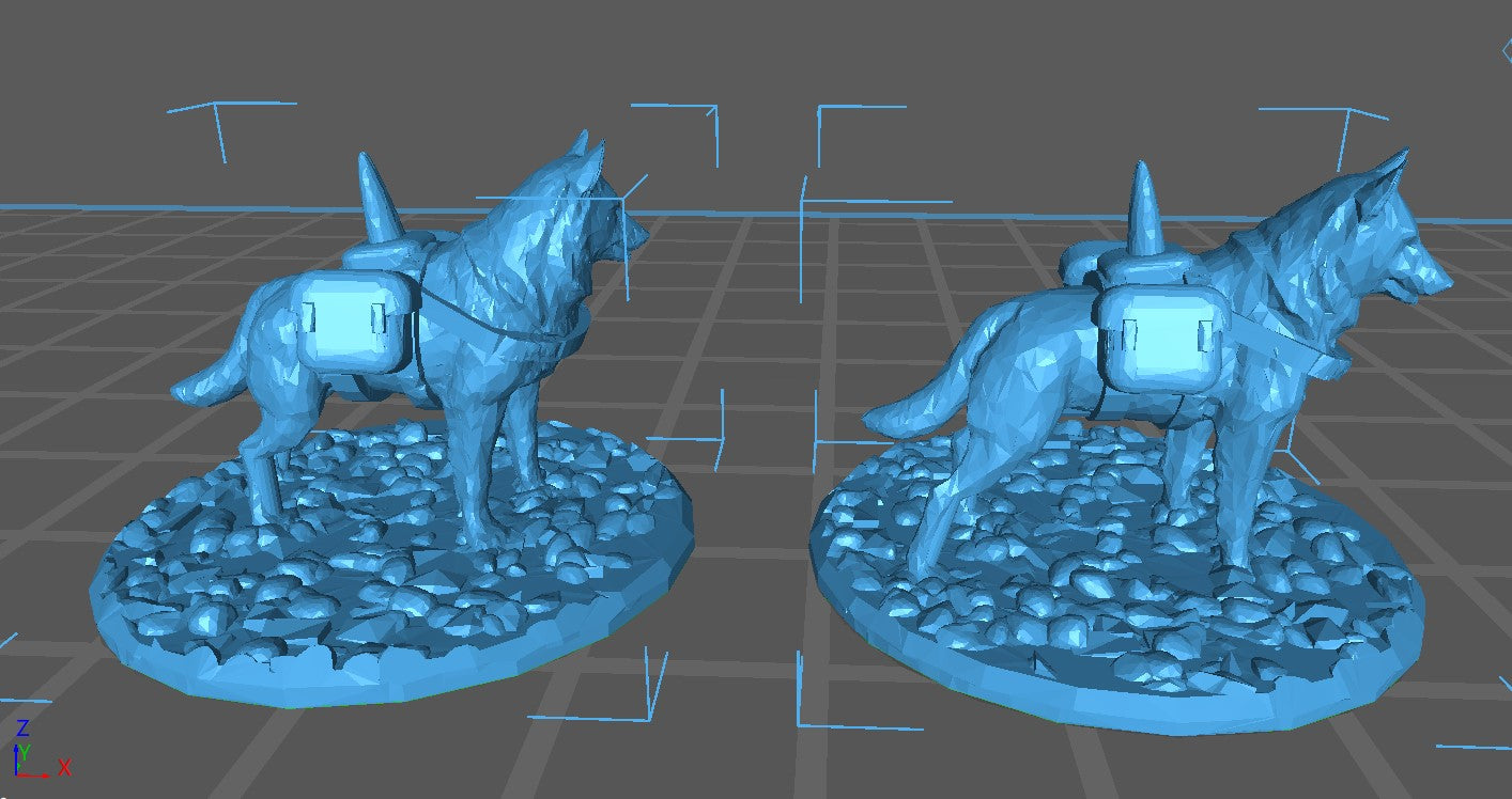 Soviet Anti-Tank Dog Mines - Great for Table Top War Games And Dioramas - Resin 28mm Miniatures -