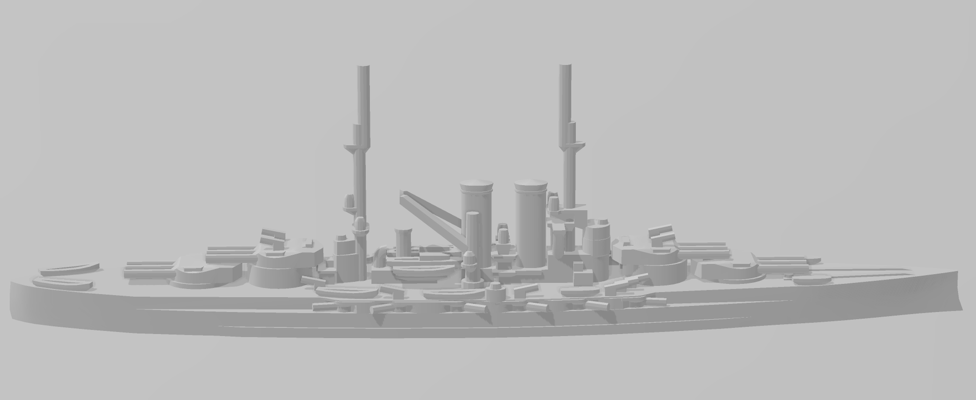 Battleship - Tegetthoff - WWI - Austro-Hungarian - Axis and Allies - Naval Miniature - Victory at Sea