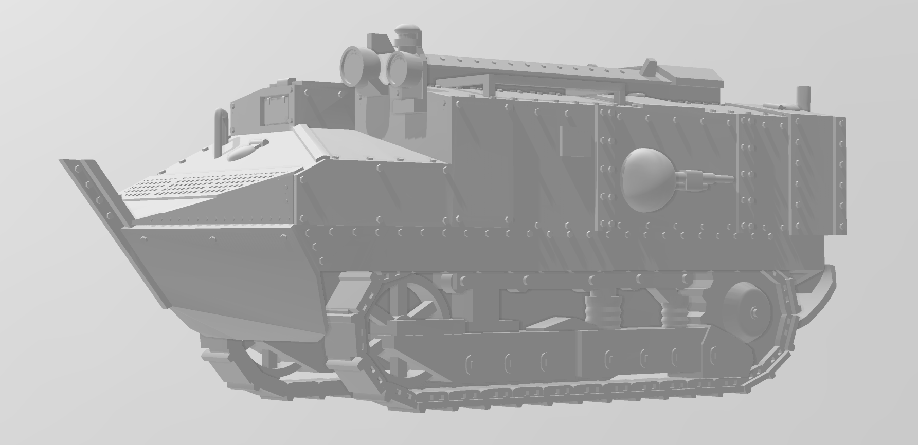 Schneider CA-1 - WWI - French Army - wargame3d- 28mm Scale