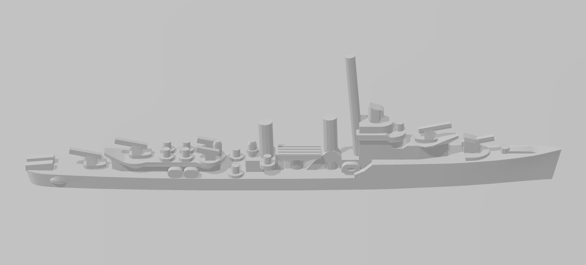 Destroyer - Marcilio Dias Class - Brazilian Navy - Axis and Allies - Victory at Sea