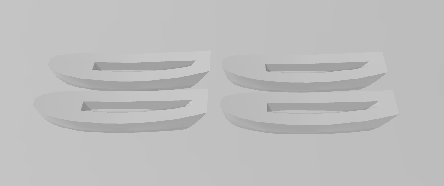 Auxilary - Daihatsu - Pack of 4 - Landing Ship - IJN Navy - Wargaming - Axis and Allies - Naval Miniature - Warships