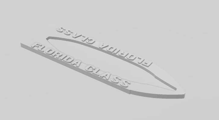 Florida Class - Ship Bases - Naval Miniature Bases