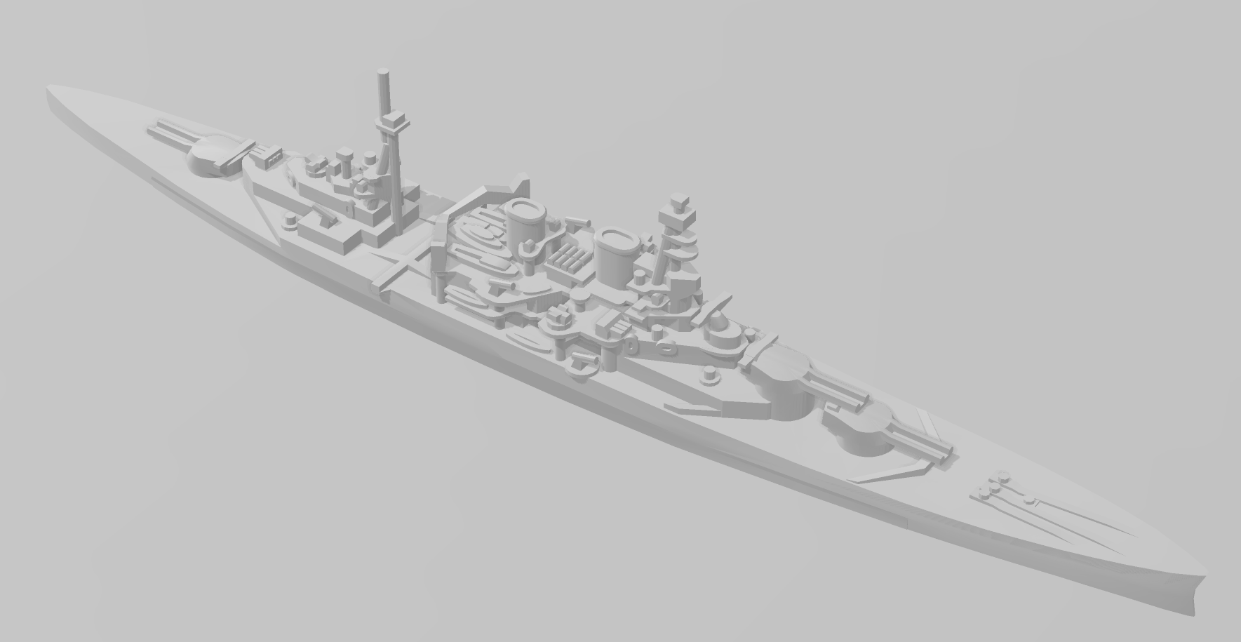 Battleship - HMS Repulse - Royal Navy - Wargaming - Axis and Allies - Naval Miniature - Tabletop Games - Warships