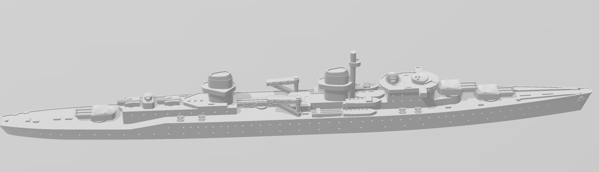 Stuttgart (Q-Class) - German Navy - Wargaming - Axis and Allies - Naval Miniature - Tabletop Games - Warships - C.O.B.