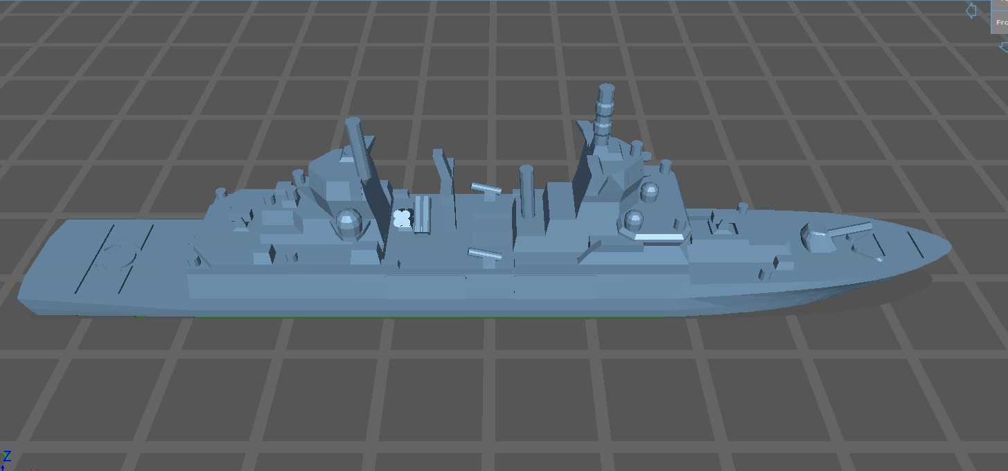 F125 - Baden-Württemberg-class - German Navy - Wargaming - Axis and Allies - Naval Miniature - Tabletop Games - Warships