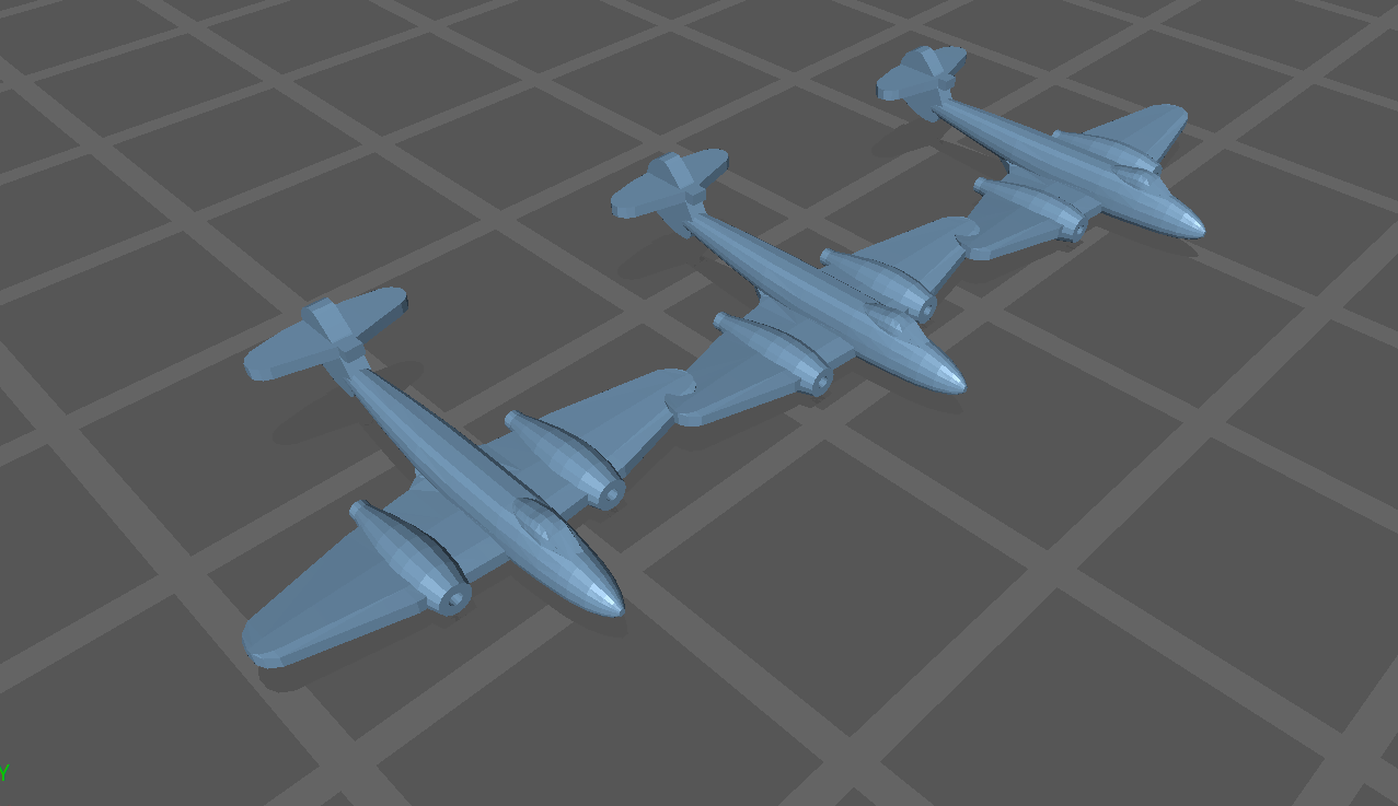 Aircraft - Meteor - UK Royal Navy - 1:900 - Wargaming - Axis and Allies - Naval Miniature - Tabletop Games - Warships