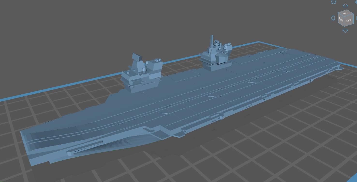 Carrier - Queen-Elizabeth II - Royal Navy - Wargaming - Axis and Allies - Naval Miniature - Tabletop Games - Warships