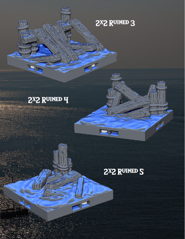 Dockyards Karlaaga Port - Pathfinder - Dungeons & Dragons - RPG - Tabletop-Terrain - 28 mm / 1"- Aether Studios