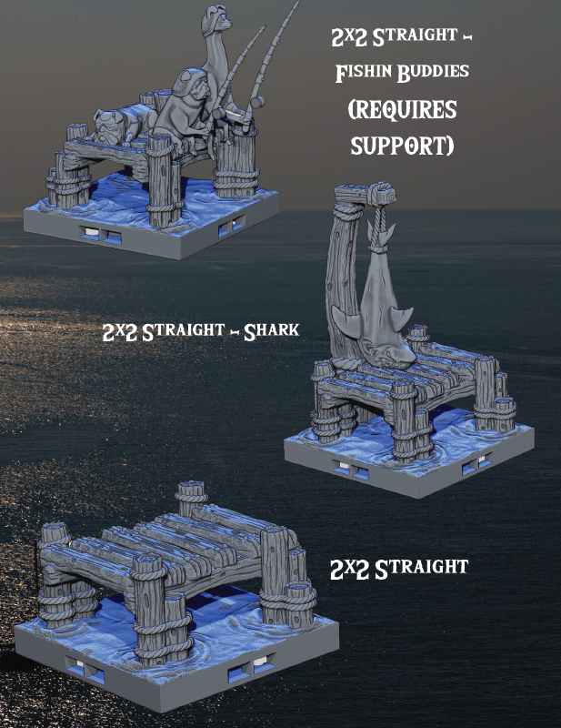 Dockyards Karlaaga Port - Pathfinder - Dungeons & Dragons - RPG - Tabletop-Terrain - 28 mm / 1"- Aether Studios