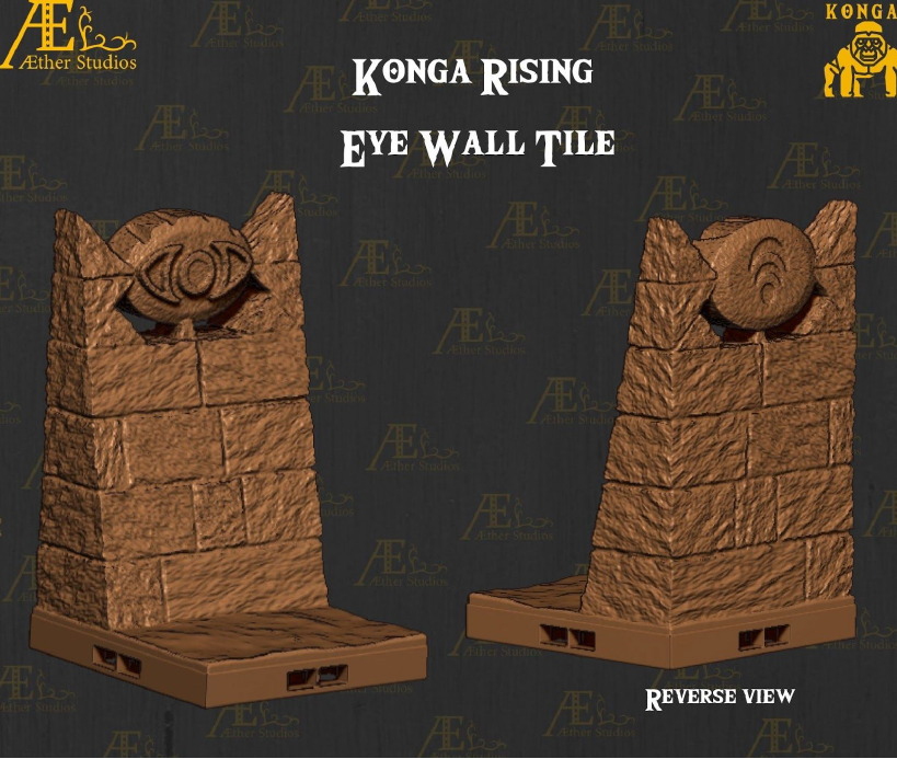 Konga Set 2 - Pathfinder - Dungeons & Dragons - RPG - Tabletop-Terrain - 28 mm / 1"- Aether Studios