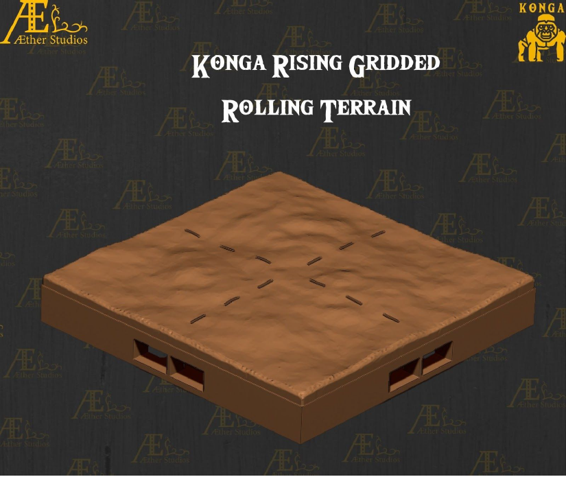 Konga Set 2 - Pathfinder - Dungeons & Dragons - RPG - Tabletop-Terrain - 28 mm / 1"- Aether Studios
