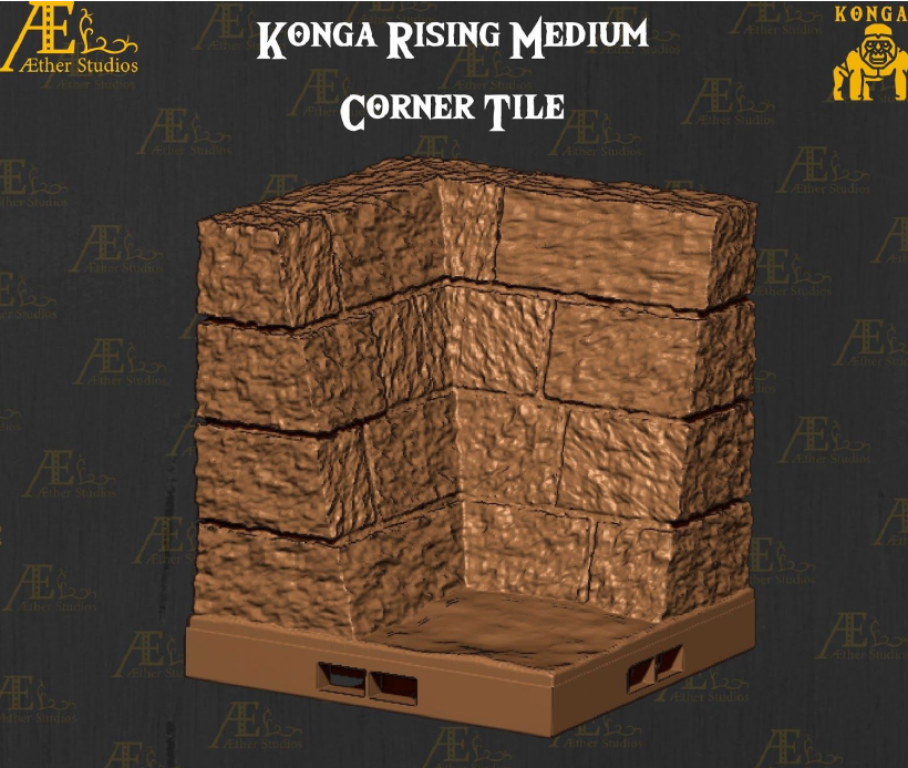Konga Set 2 - Pathfinder - Dungeons & Dragons - RPG - Tabletop-Terrain - 28 mm / 1"- Aether Studios