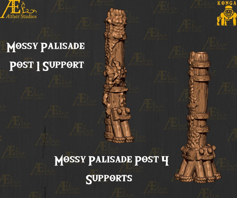 Konga Set 5 - Pathfinder - Dungeons & Dragons - RPG - Tabletop-Terrain - 28 mm / 1"- Aether Studios