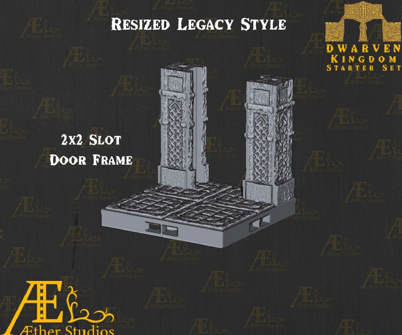 Dwarven Kingdom Starter Set 2 - Pathfinder - Dungeons & Dragons - RPG - Tabletop-Terrain - 28 mm / 1"- Aether Studios