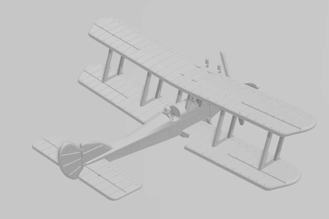 RAF B.E.2C - WWI Two Seaters - 1/144 Scale - wargame3d