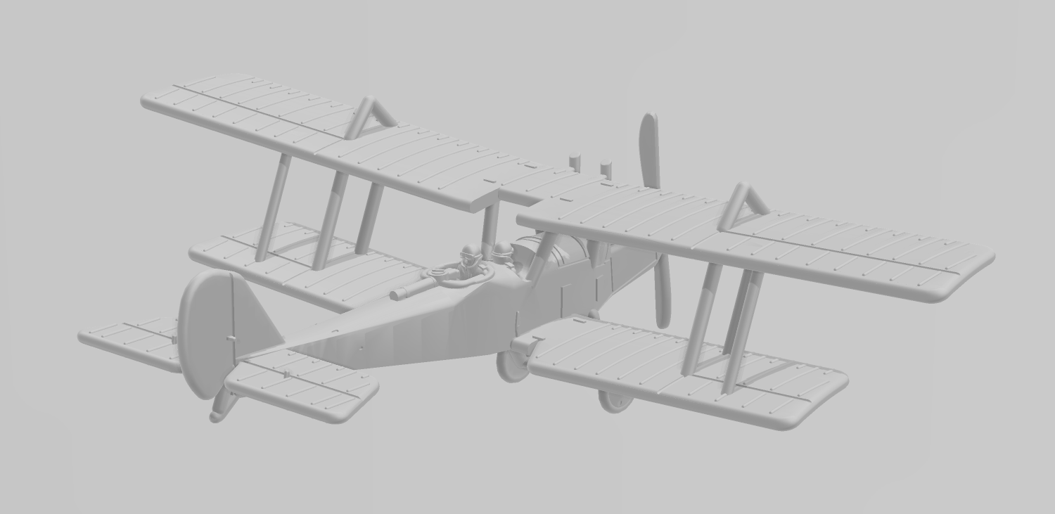RAF R.E.8 - WWI Two Seaters - 1/144 Scale - wargame3d