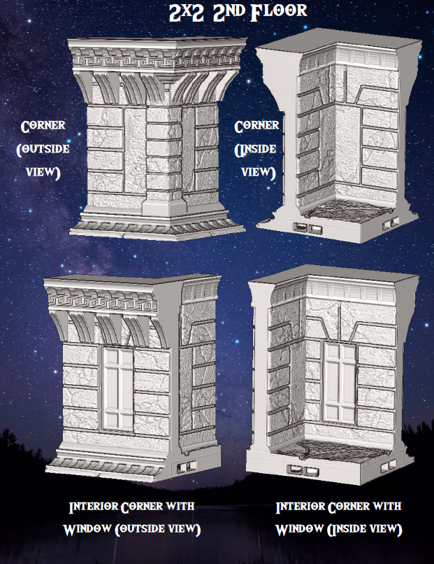 Bank of Aethertowne Part 1 - Pathfinder - Dungeons & Dragons - RPG - Tabletop-Terrain - 28 mm / 1"- Aether Studios
