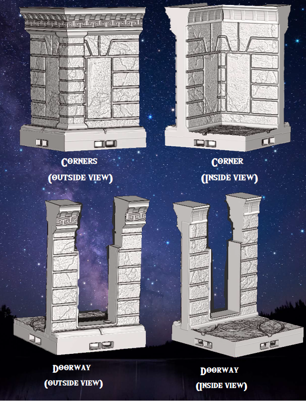Bank of Aethertowne Part 1 - Pathfinder - Dungeons & Dragons - RPG - Tabletop-Terrain - 28 mm / 1"- Aether Studios