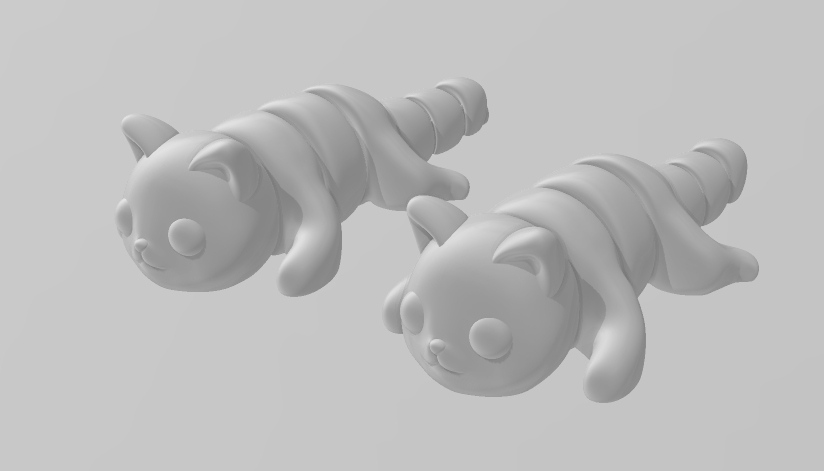 Baby Cat - Keychain - Desk Ornament - ZOU3D