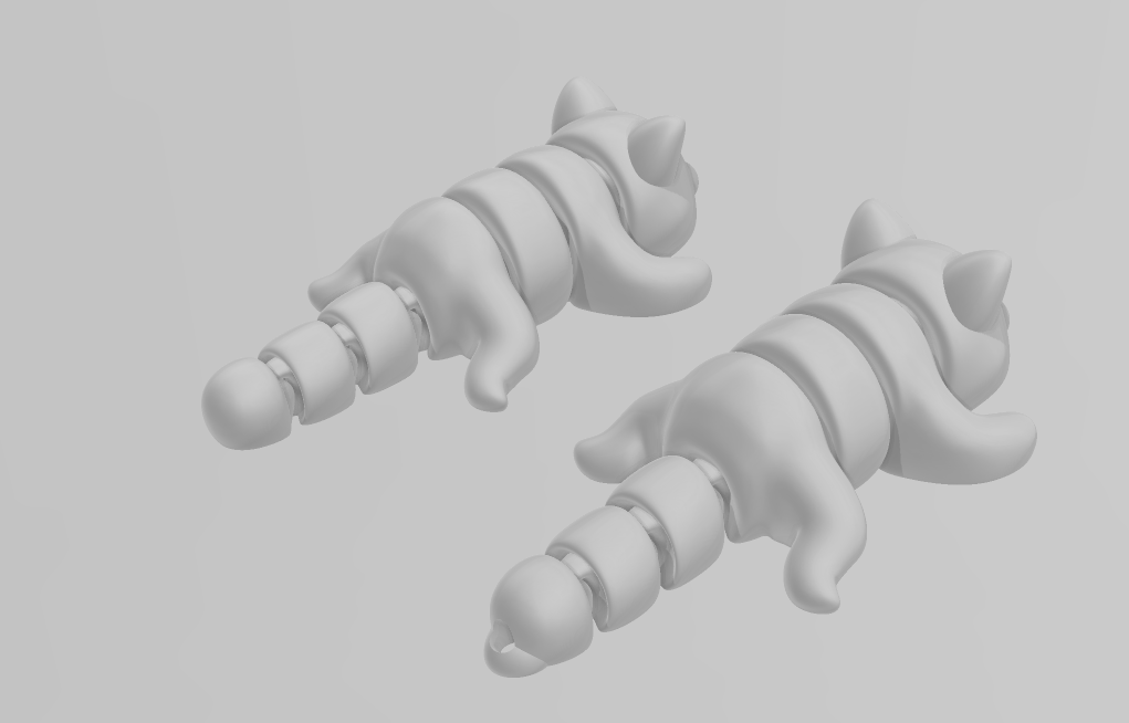 Baby Cat - Keychain - Desk Ornament - ZOU3D