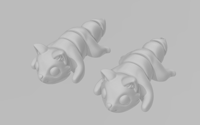 Baby Fox - Keychain - Desk Ornament - ZOU3D